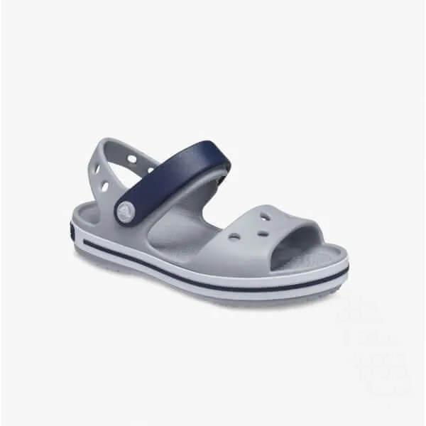 12856-01U CROCBAND SANDAL Kids Sandals Light Grey/Navy