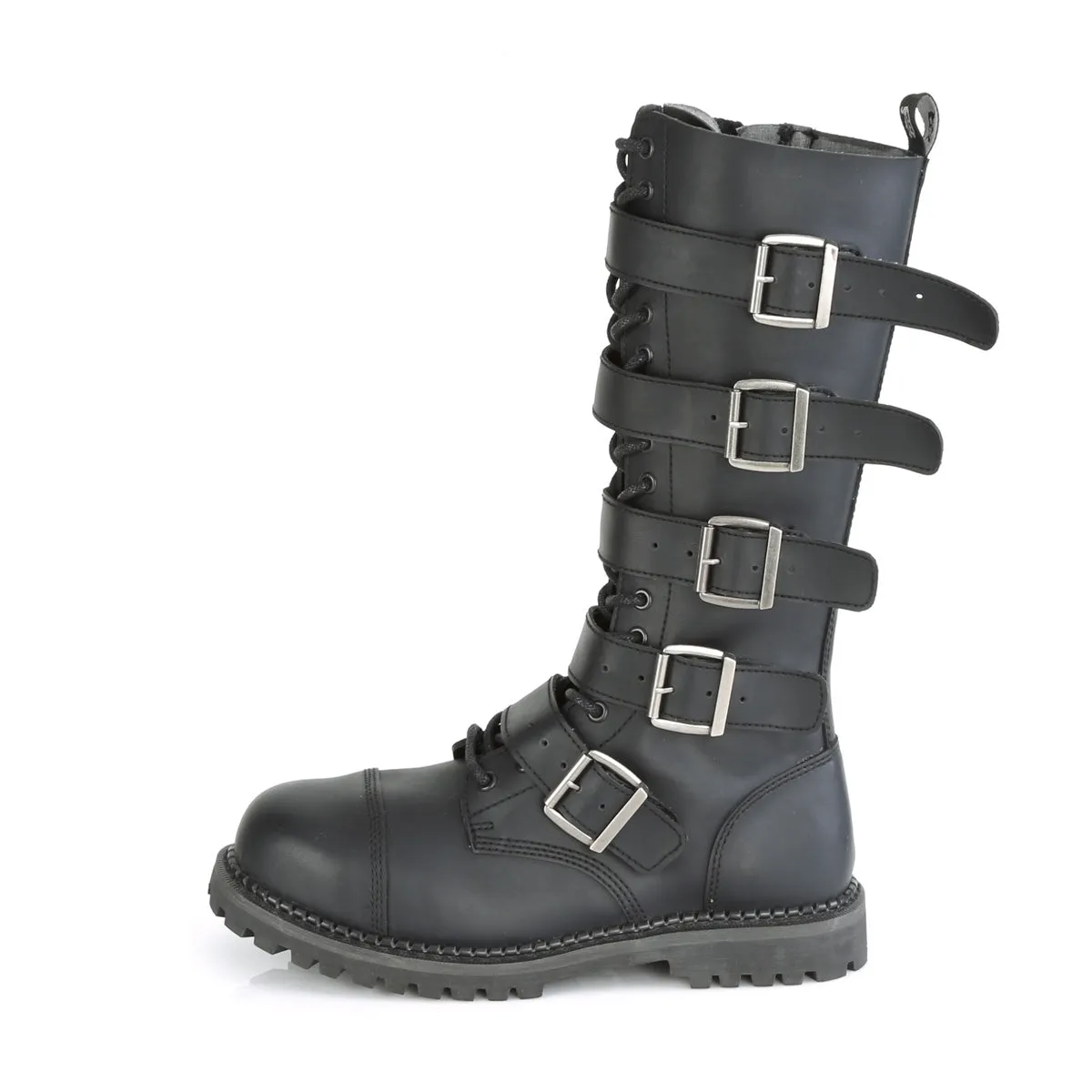 18 Eyelet RIOT-18BK Black Pu