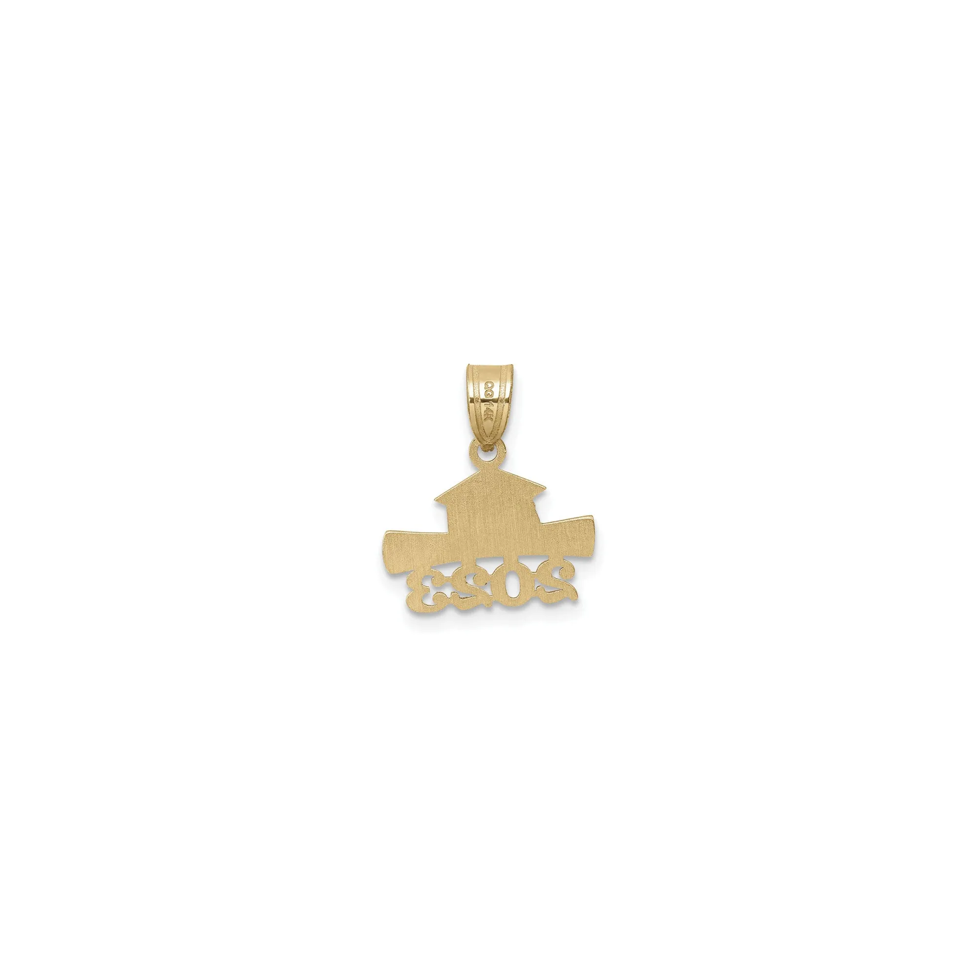 2023 Graduation Cap and Diploma Pendant (14K)