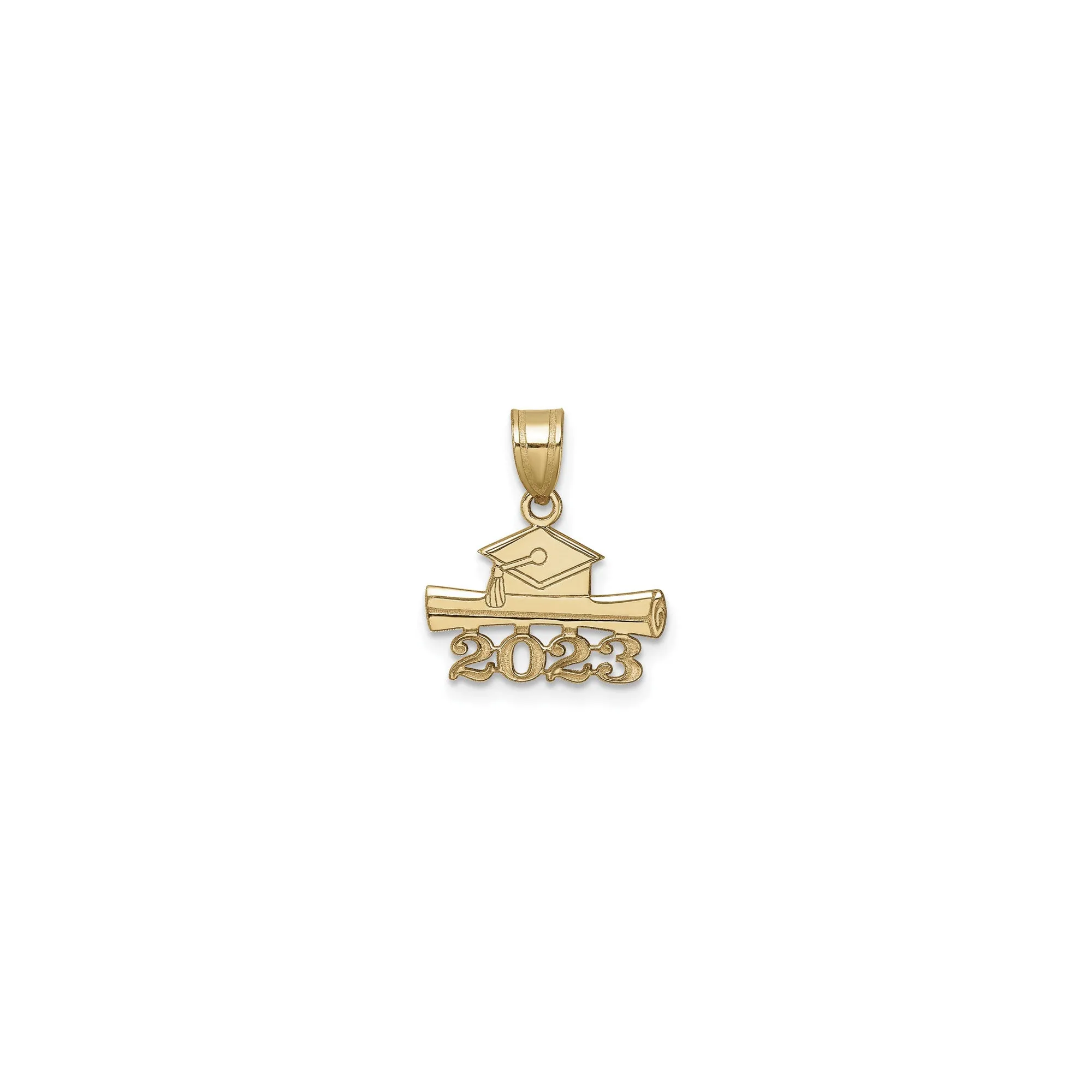 2023 Graduation Cap and Diploma Pendant (14K)