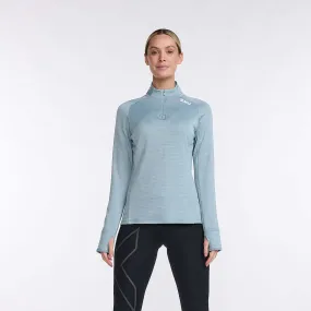 2XU | Women's Ignition 1/4 Zip - Chambray