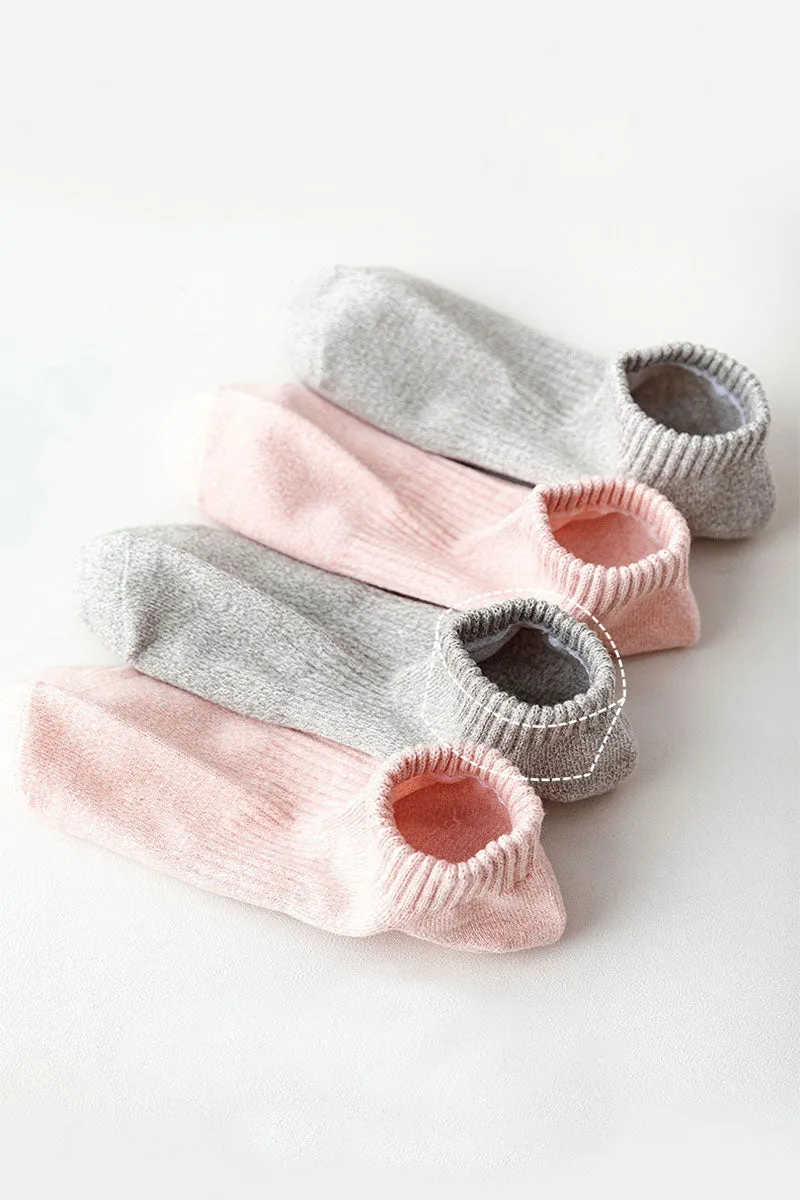 5PAIRS WOMEN CASUAL ANKLE SOCKS FOR DAILY LIFE