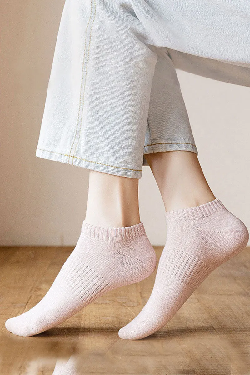 5PAIRS WOMEN CASUAL ANKLE SOCKS FOR DAILY LIFE