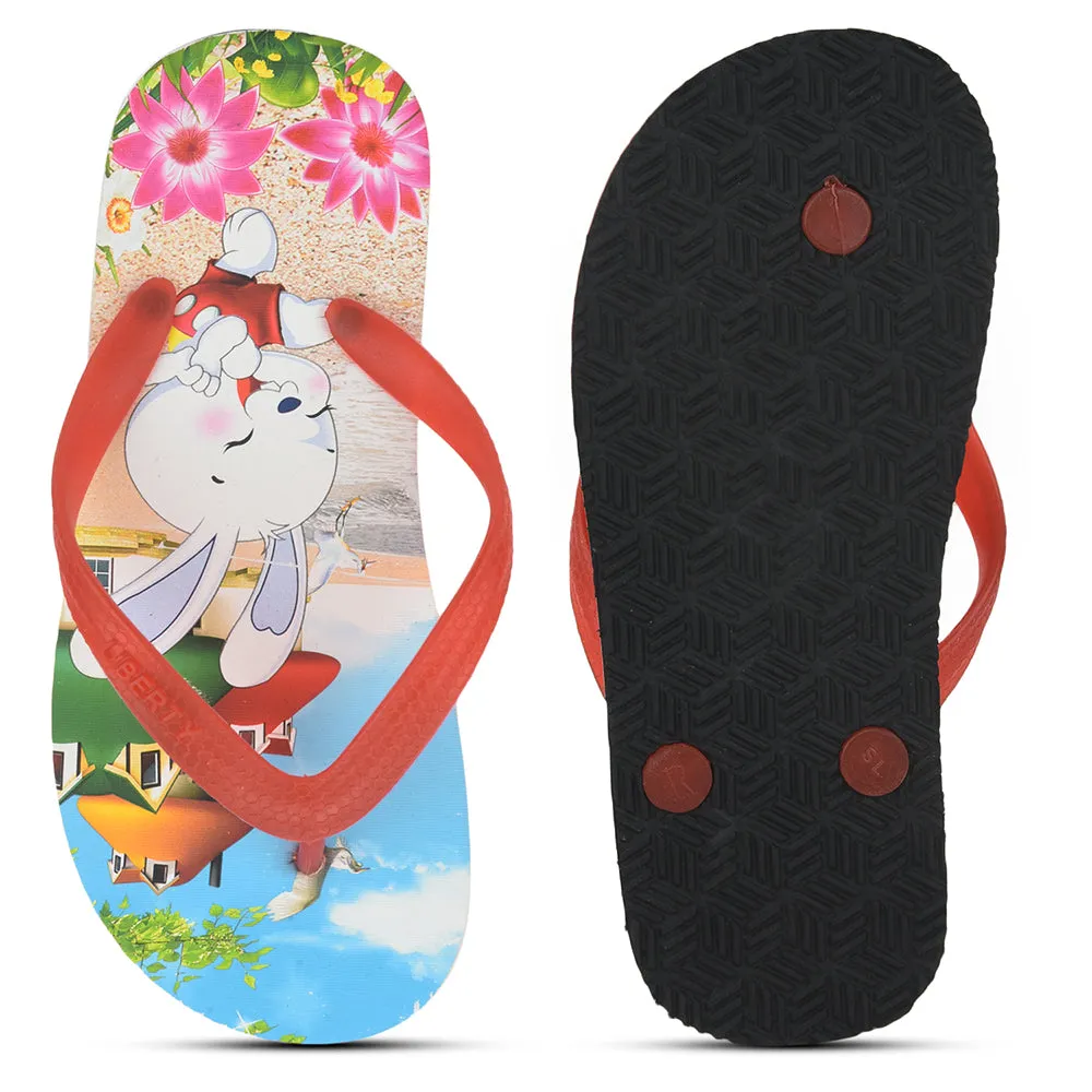 A-HA By Liberty AHA-127E Red Flip Flop For Kids