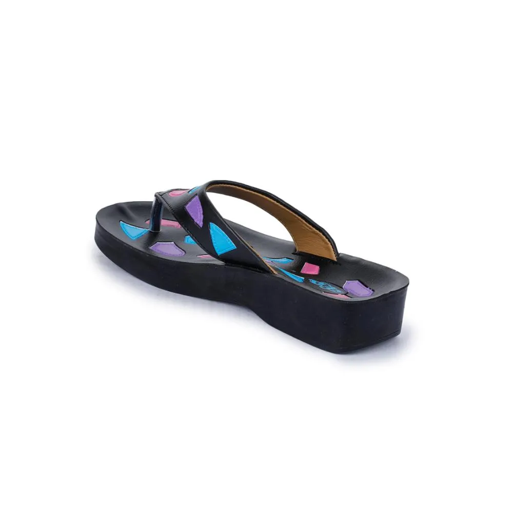 A-HA By Liberty NAPIER Casual Black Slippers For Women