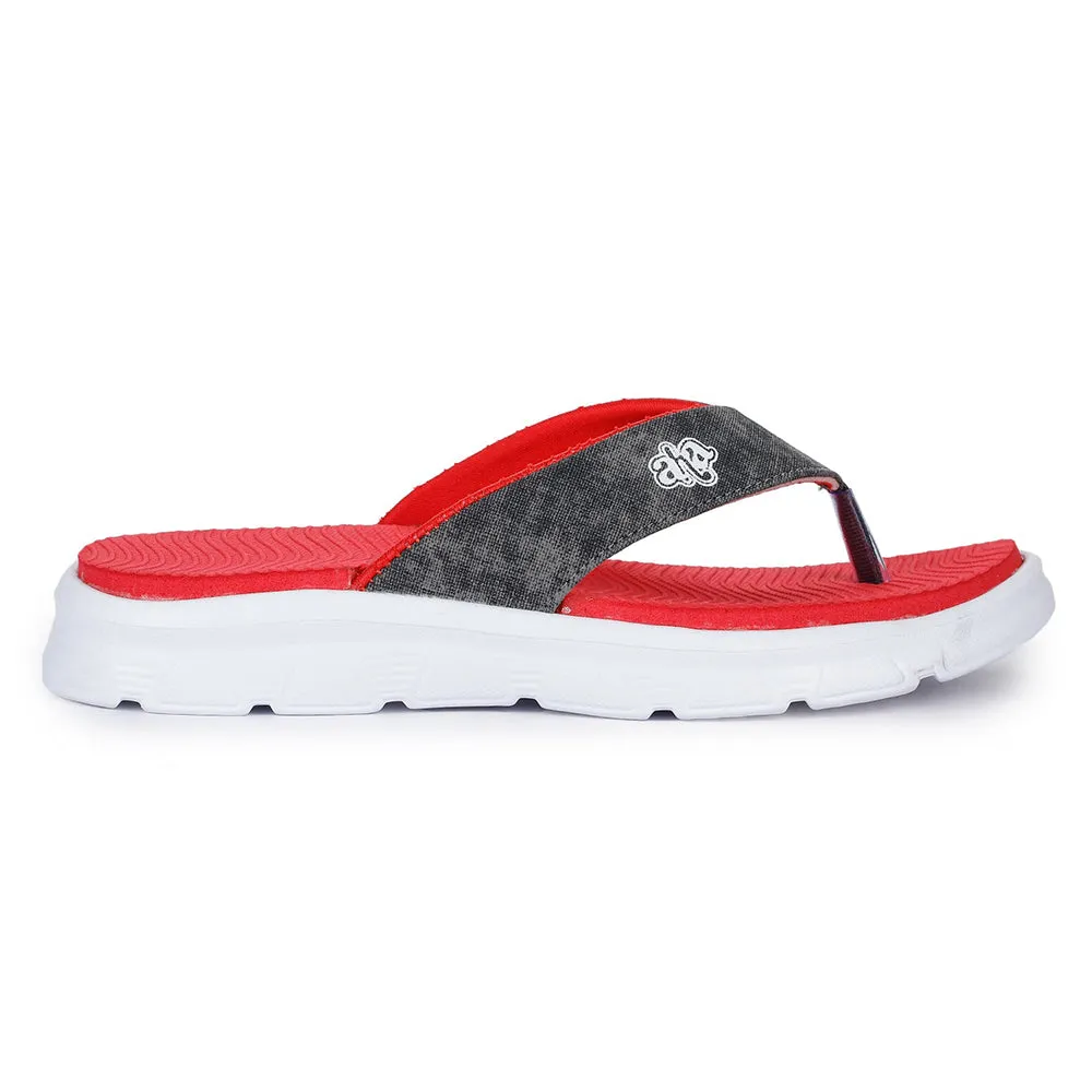 A-HA Casual Red Slipper For Women Cushion-3N By Liberty