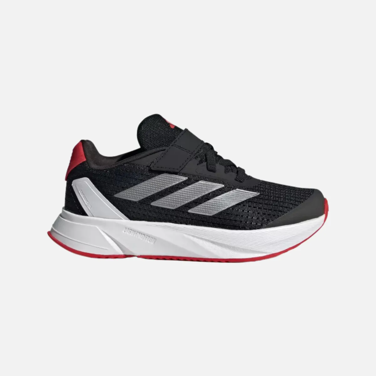 Adidas Duramo SL Kids Unisex Shoes (4-7 YEAR) -Core Black/Iron Metallic/Better Scarlet