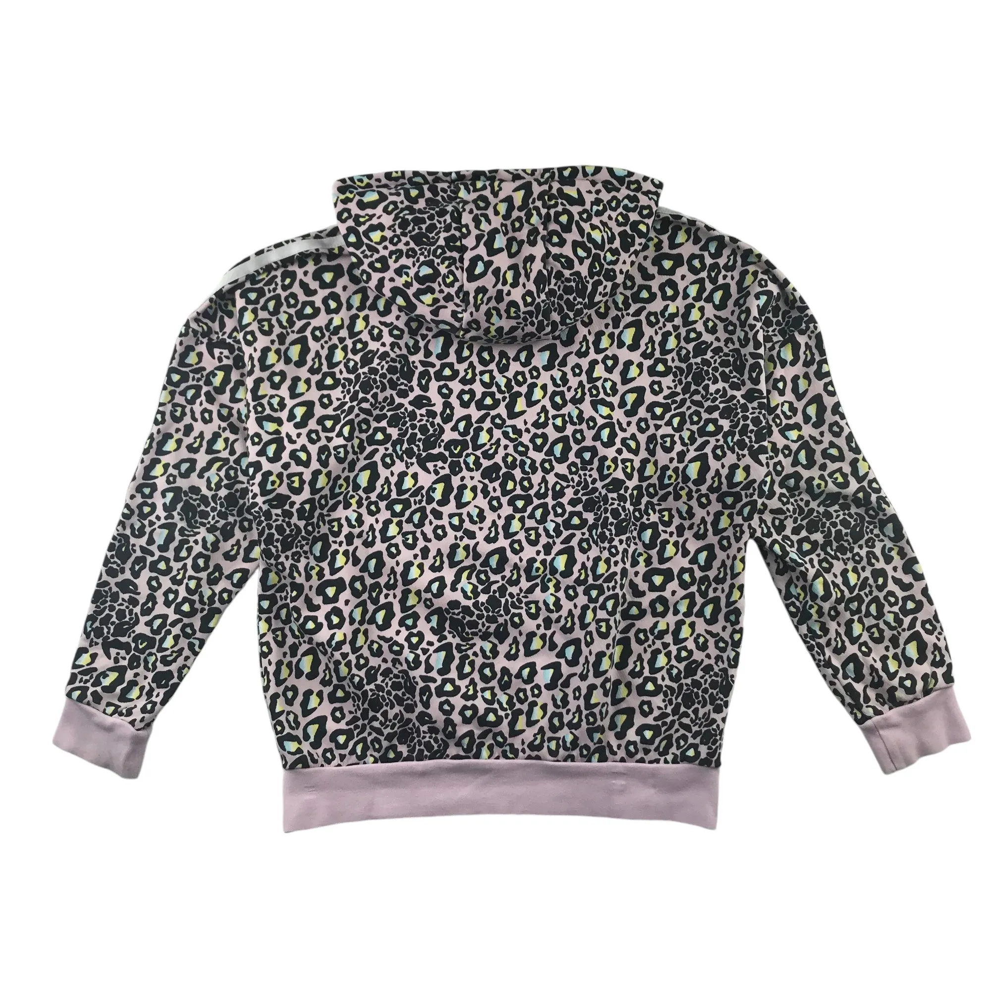 Adidas hoodie 12-13 years lilac leopard spot pattern