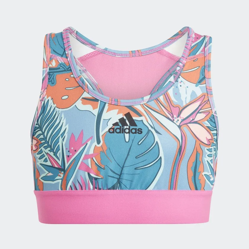 Adidas Kids Rechfit Graphic Aeroready Sports Bra