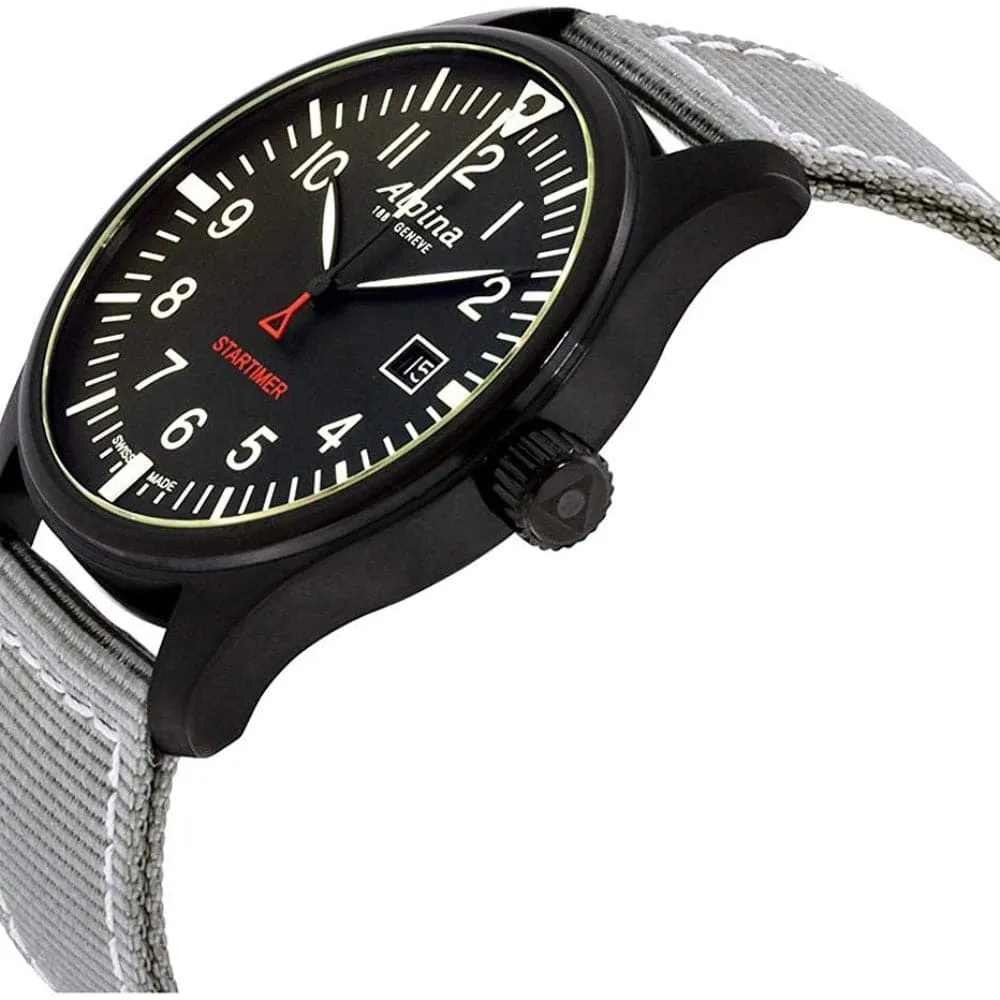 ALPINA STARTIMER PILOT AL-240B4FBS6 QUARTZ GMT MEN'S WATCH