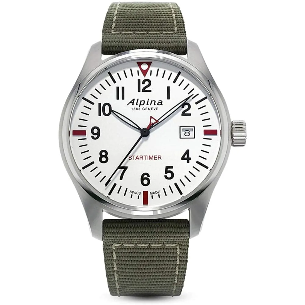 ALPINA STARTIMER PILOT QUARTZ AL-240S4S6  MEN'S WATCH