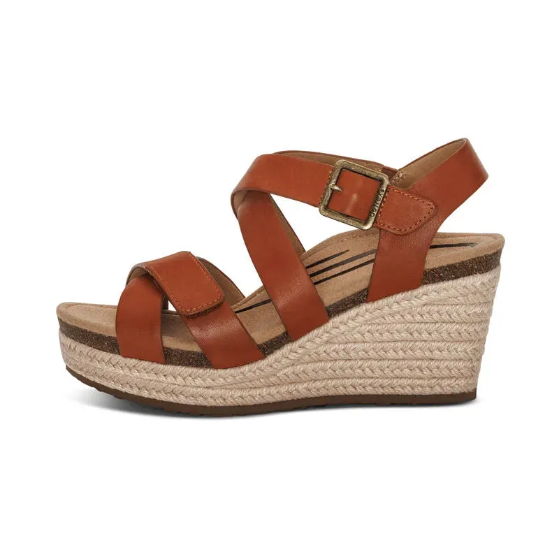 Anna Arch Support sandal - cognac