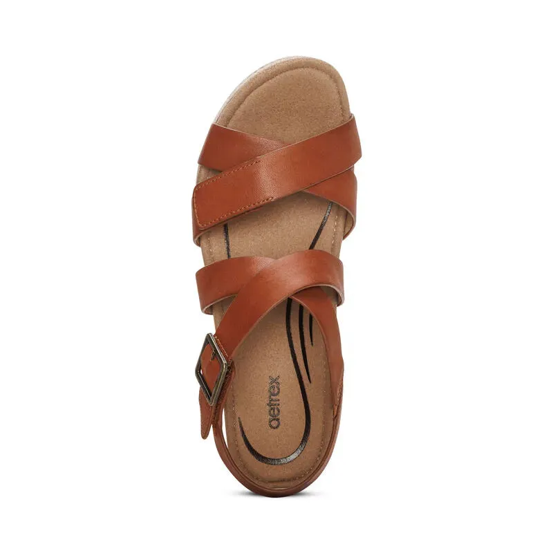 Anna Arch Support sandal - cognac