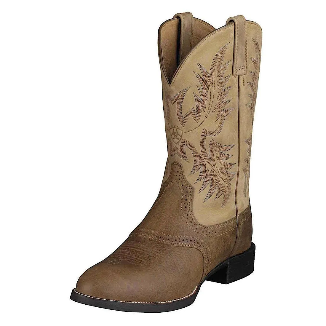 Ariat Mens Heritage Stockman Tumbled Brown