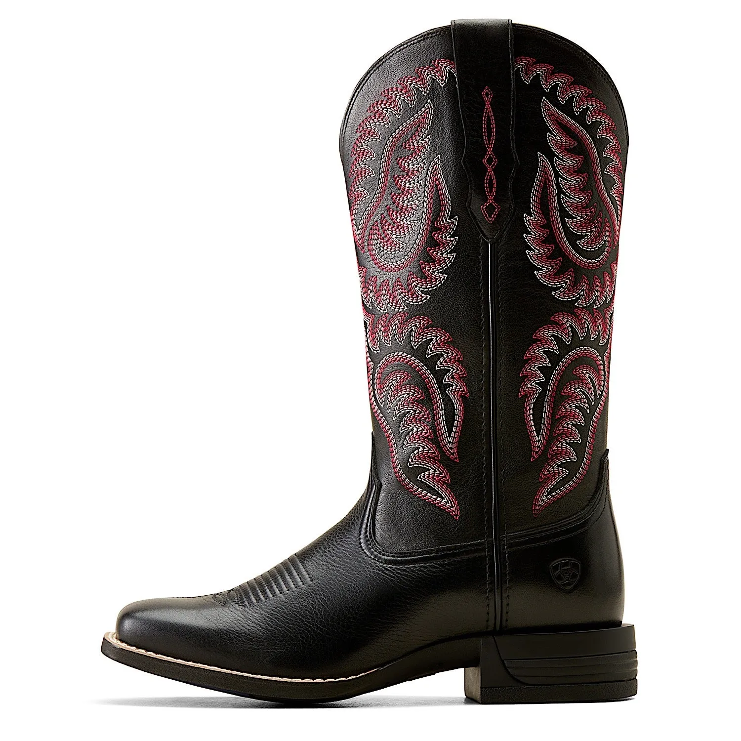 Ariat Women's Cattle Caite Steretchfit Boot Black Deertan / Madison Avenue