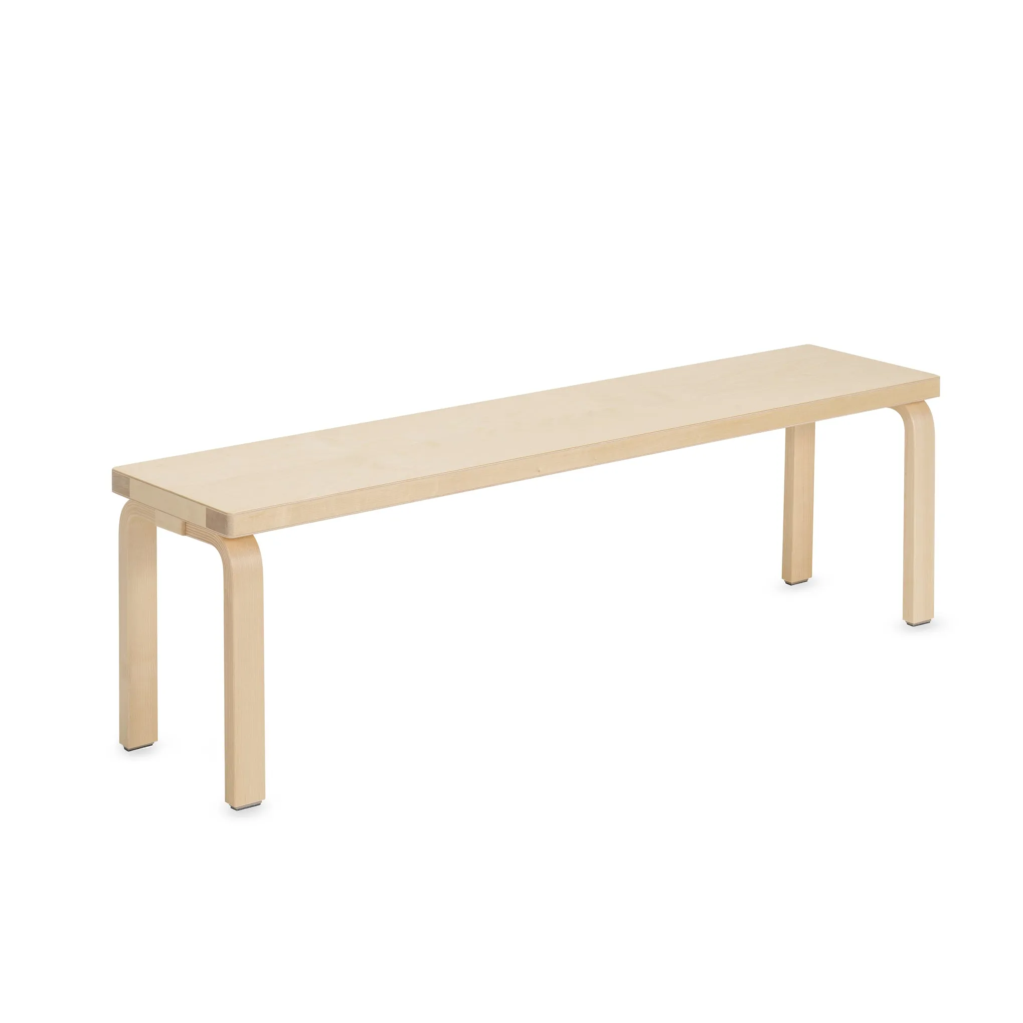 Artek Alvar Aalto Solid-Top Bench - Large