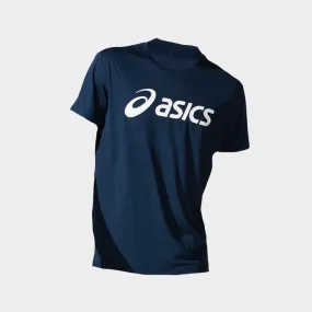 Asics Mens Big Logo Tee Black/White _ 180611 _ Black