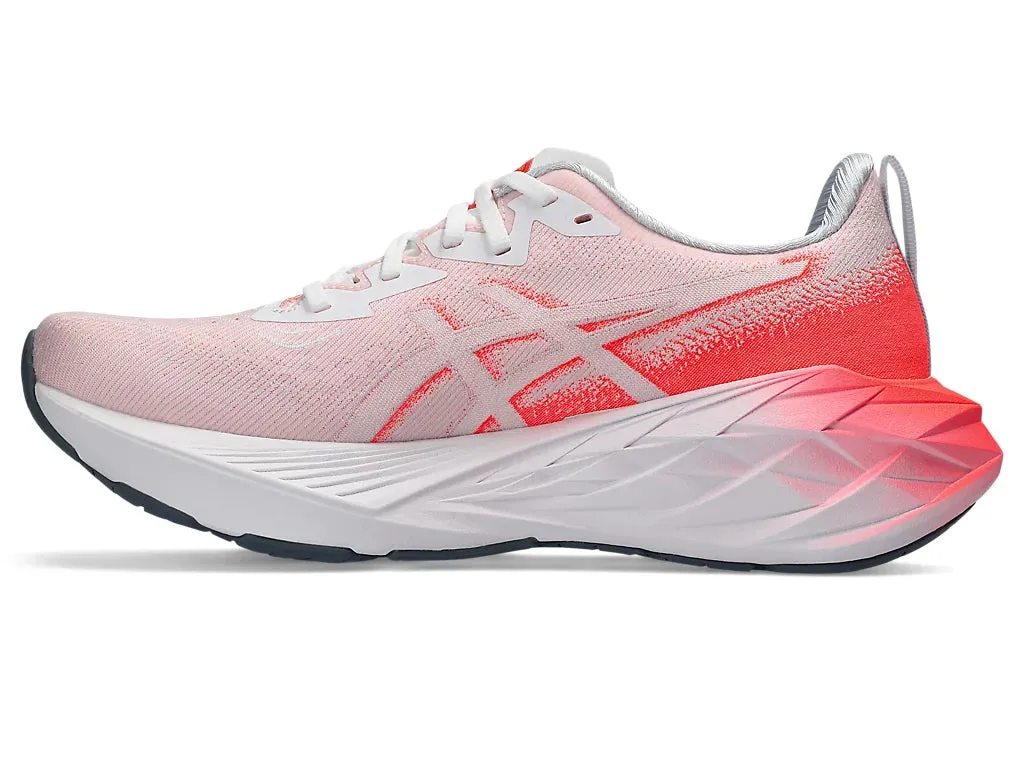 Asics Novablast 4 Women's - White/Sunrise Red