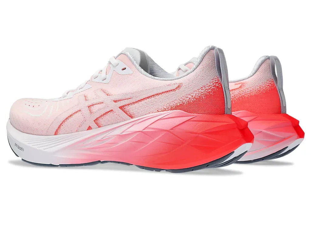 Asics Novablast 4 Women's - White/Sunrise Red