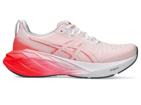 Asics Novablast 4 Women's - White/Sunrise Red