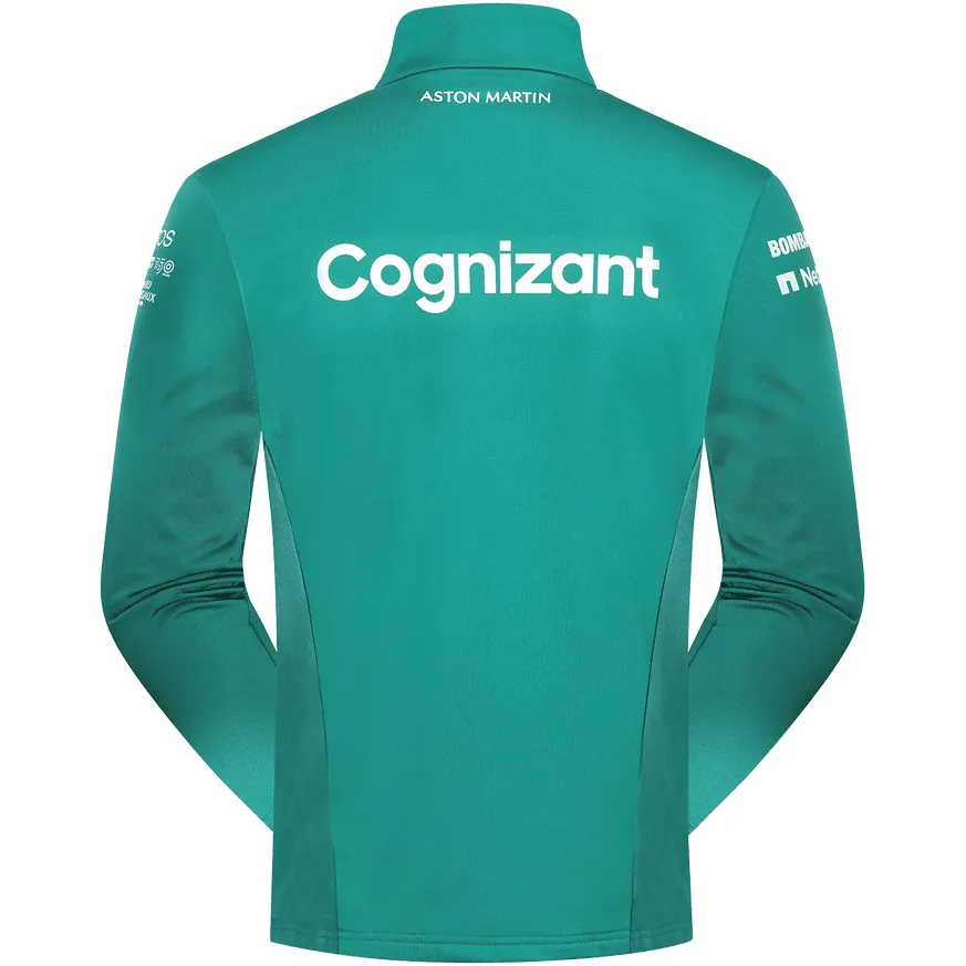 Aston Martin Cognizant F1 2022 Men's Team Mid Layer Jacket- Green