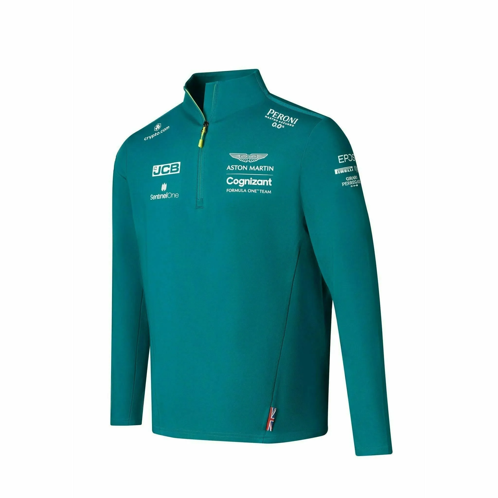 Aston Martin Cognizant F1 2022 Men's Team Mid Layer Jacket- Green