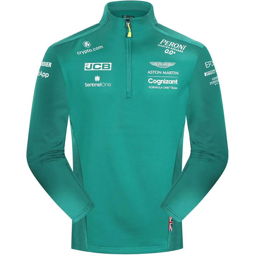 Aston Martin Cognizant F1 2022 Men's Team Mid Layer Jacket- Green