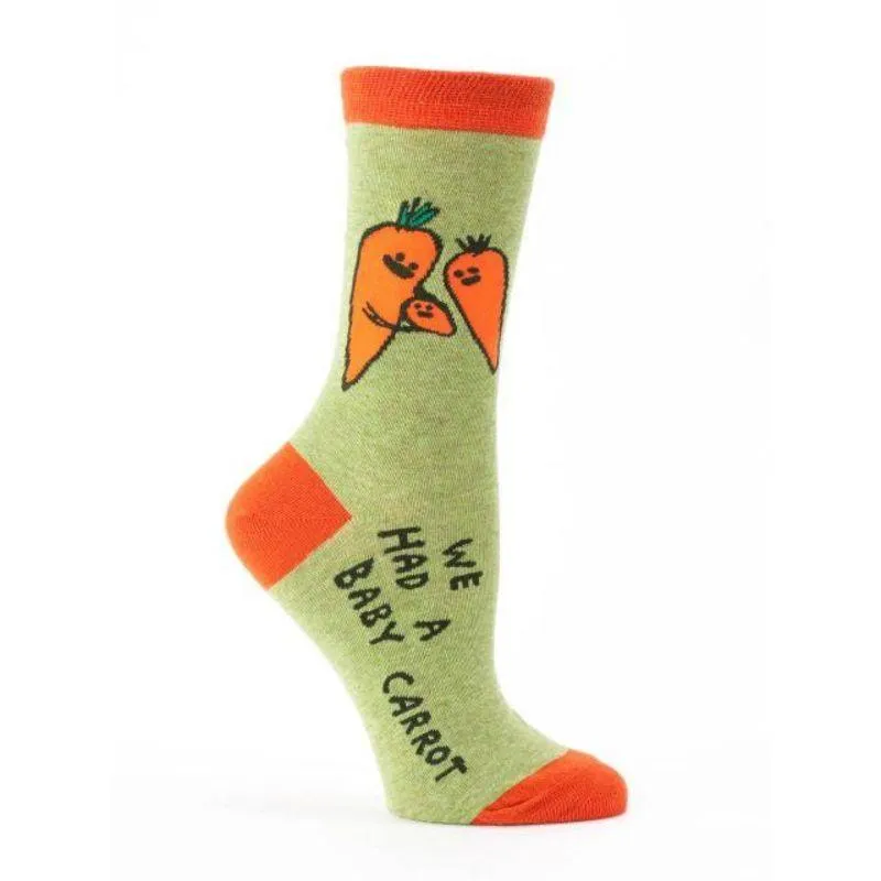 Baby Carrot Socks Women's Crew Sock