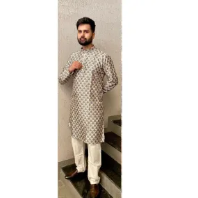 Beautiful Party and Wedding wear Traditional Men's Designer Kurta Pajama set