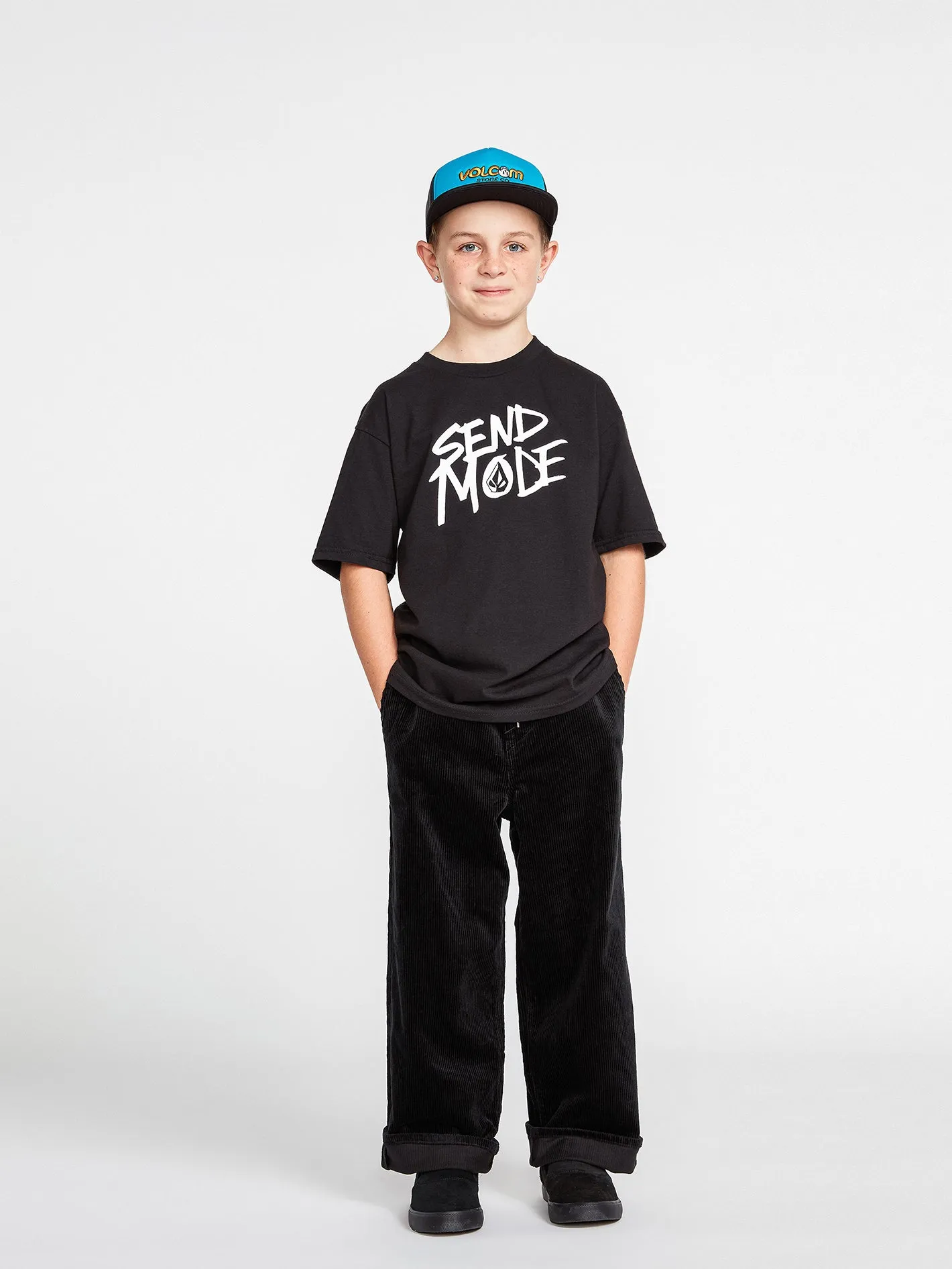 Big Boys Send Mode Short Sleeve Tee - Black