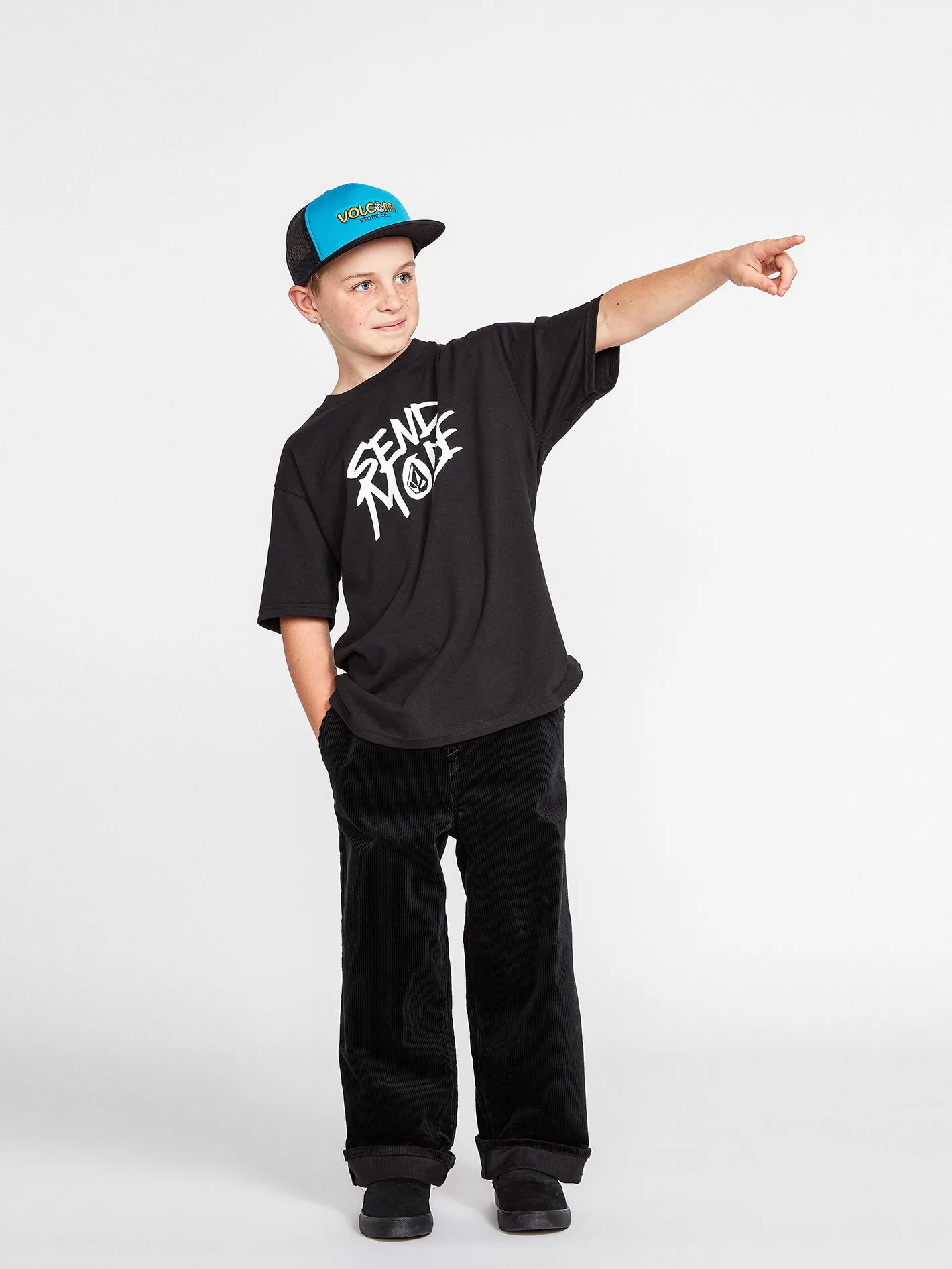 Big Boys Send Mode Short Sleeve Tee - Black