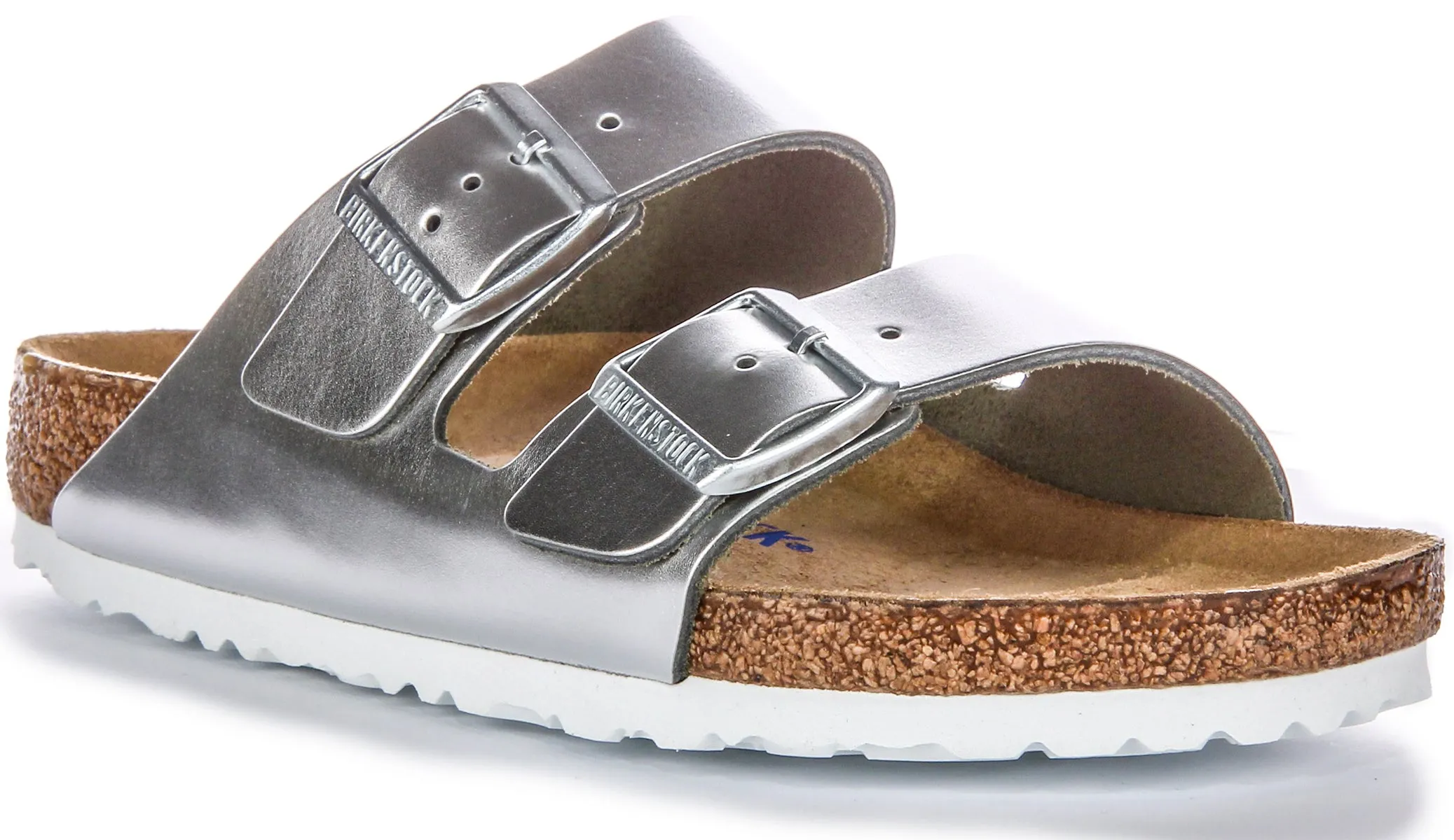 Birkenstock Arizona BS In Silver | Regular Fit