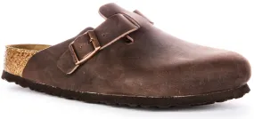 Birkenstock Boston Bs In Brown | Regular Fit