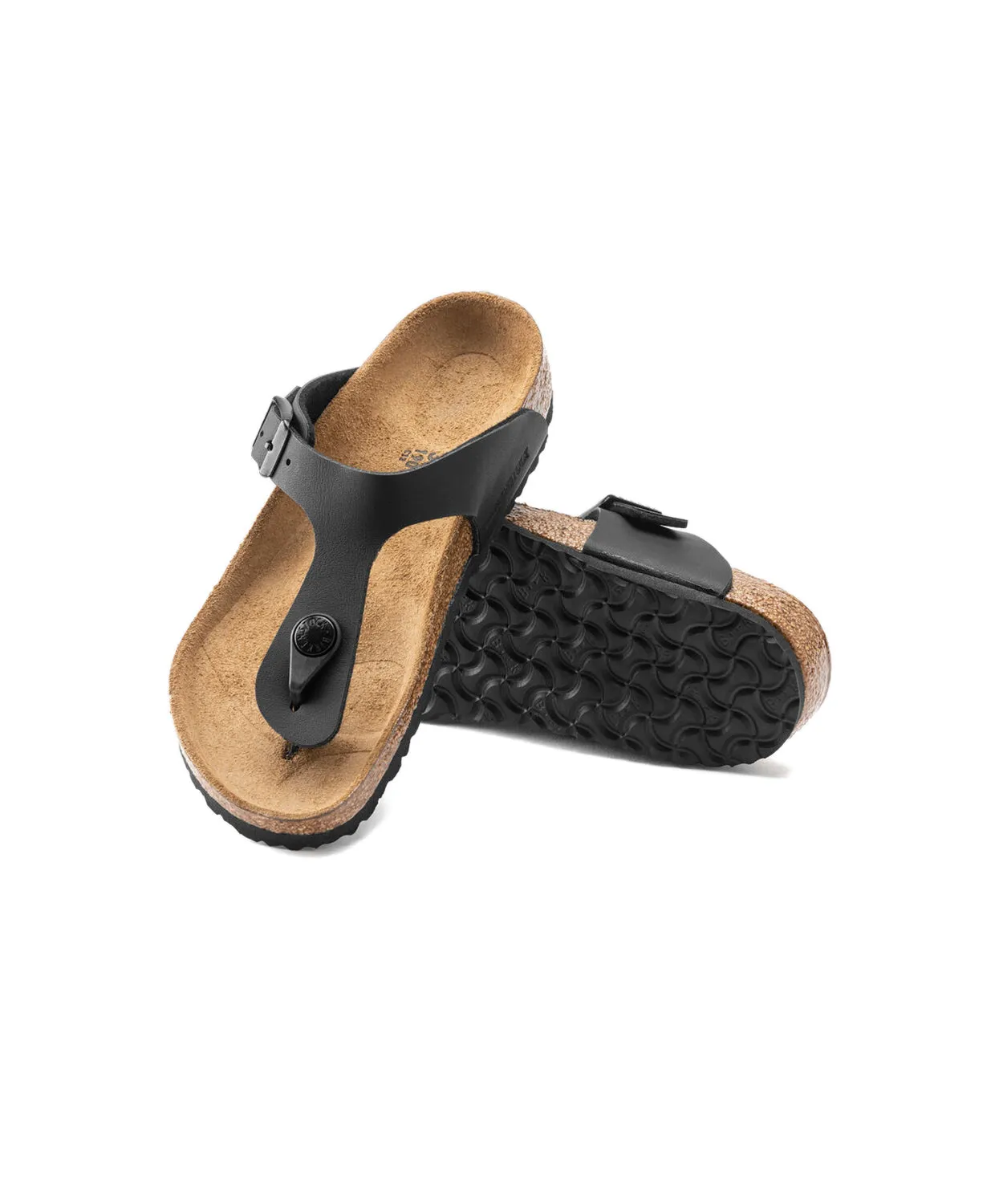 Birkenstock Kids Gizeh Birko-Flor Black Sandals