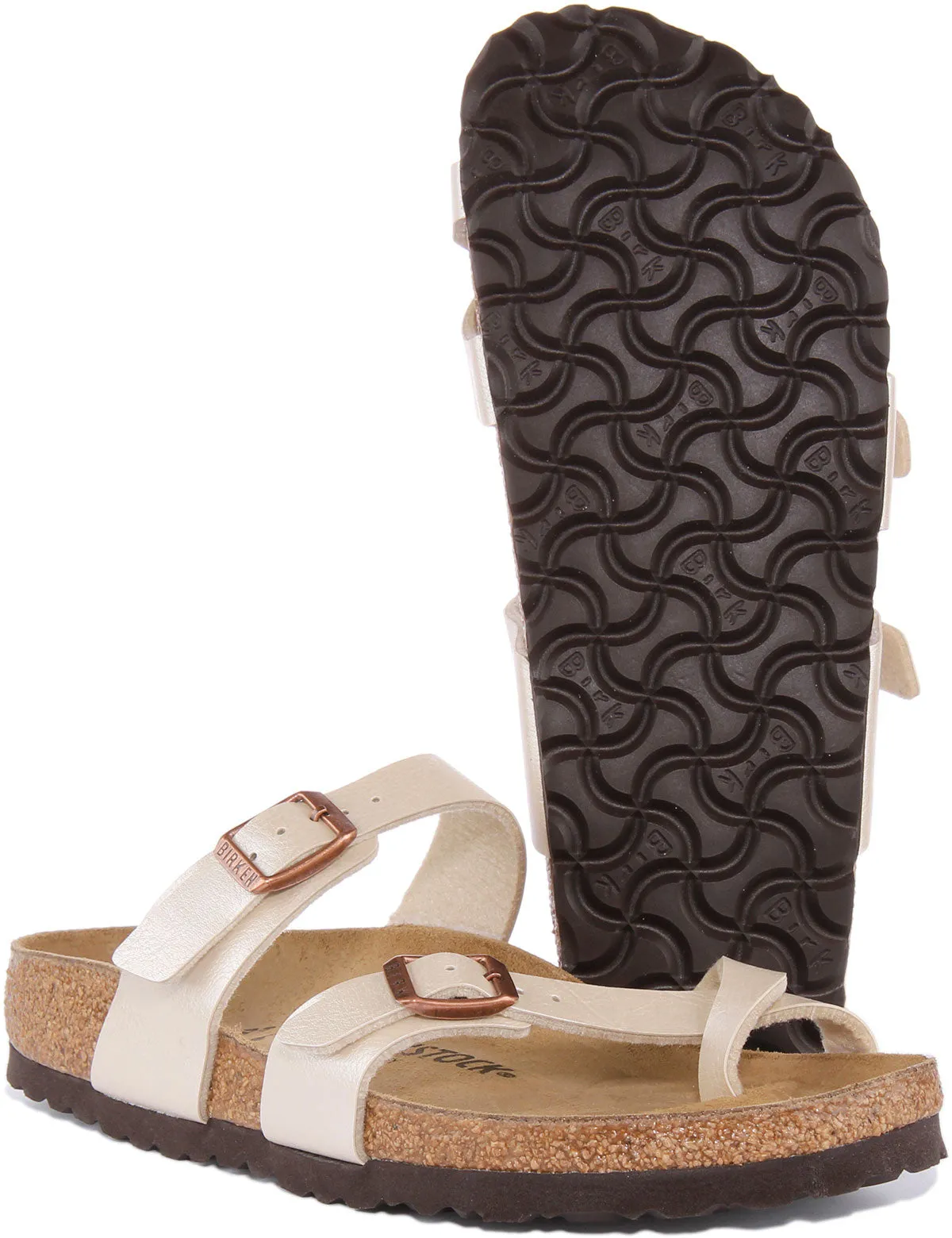 Birkenstock Mayari In Cream For Women | Narrow Fit