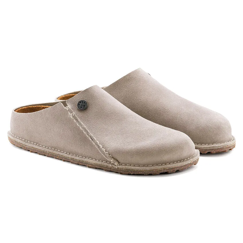 Birkenstock Men's Zermatt Premium Suede Leather (Stone Coin - Regular fit)