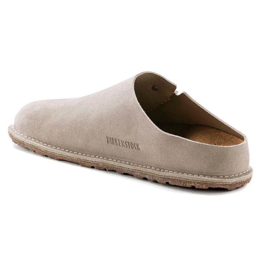 Birkenstock Men's Zermatt Premium Suede Leather (Stone Coin - Regular fit)