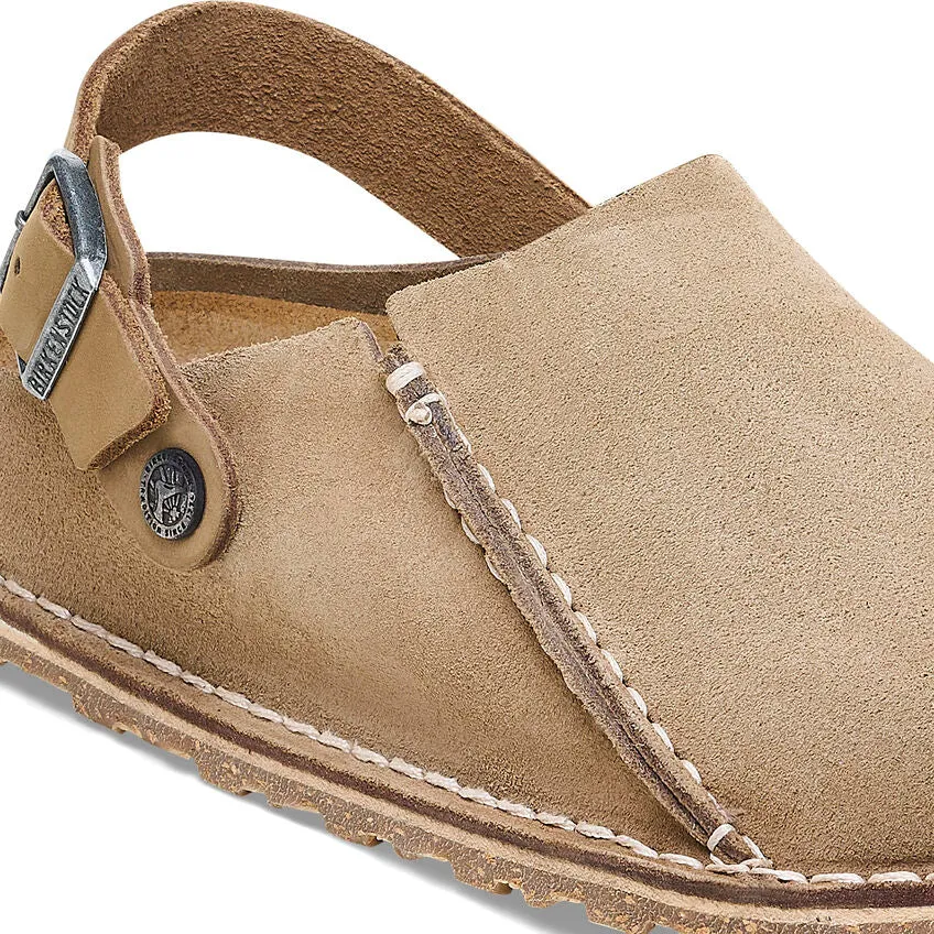 Birkenstock Women's Lutry Premium Suede (Grey Taupe - Narrow fit)