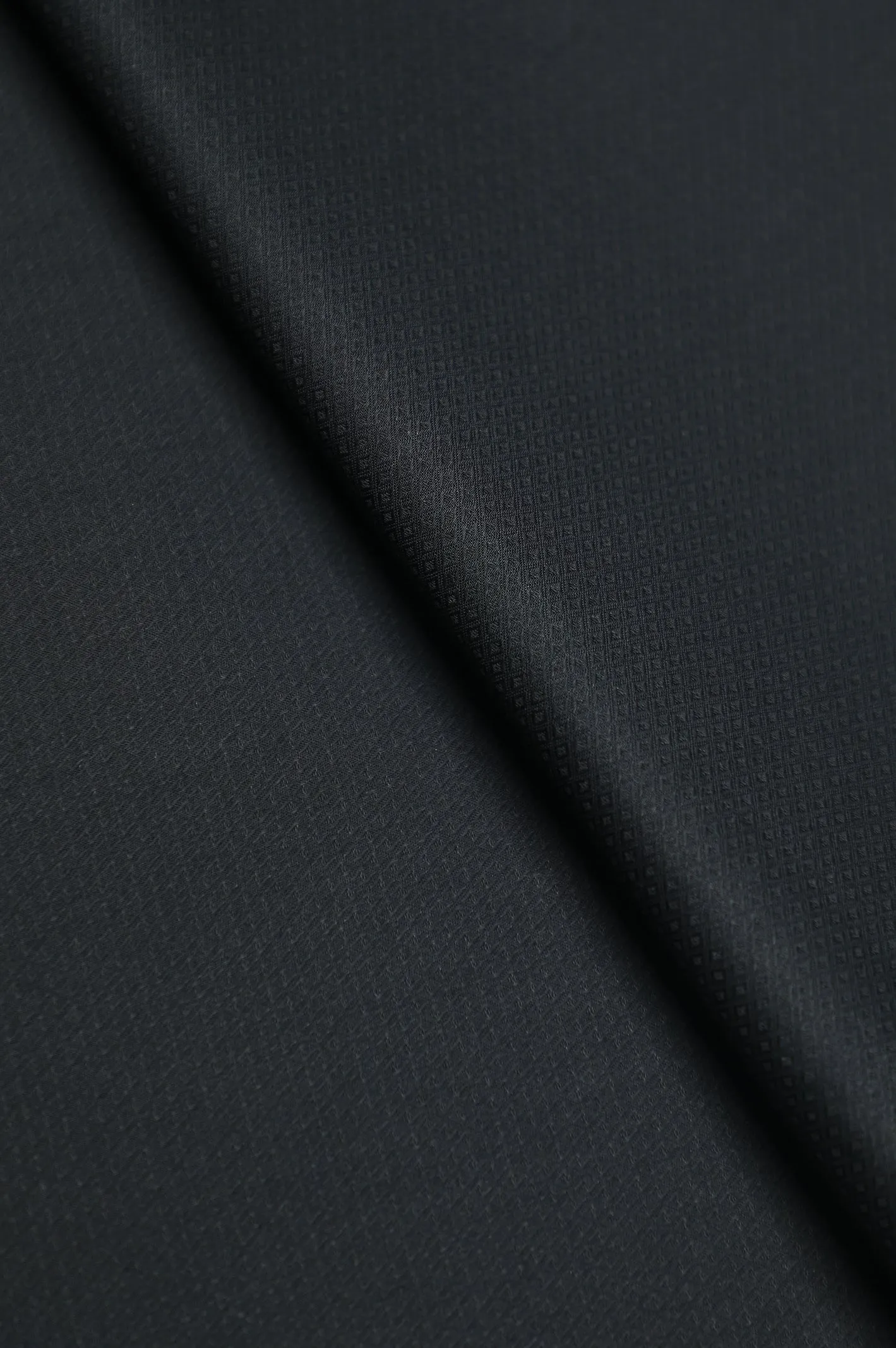 Black 100% Cotton Unstitched Fabric for Men