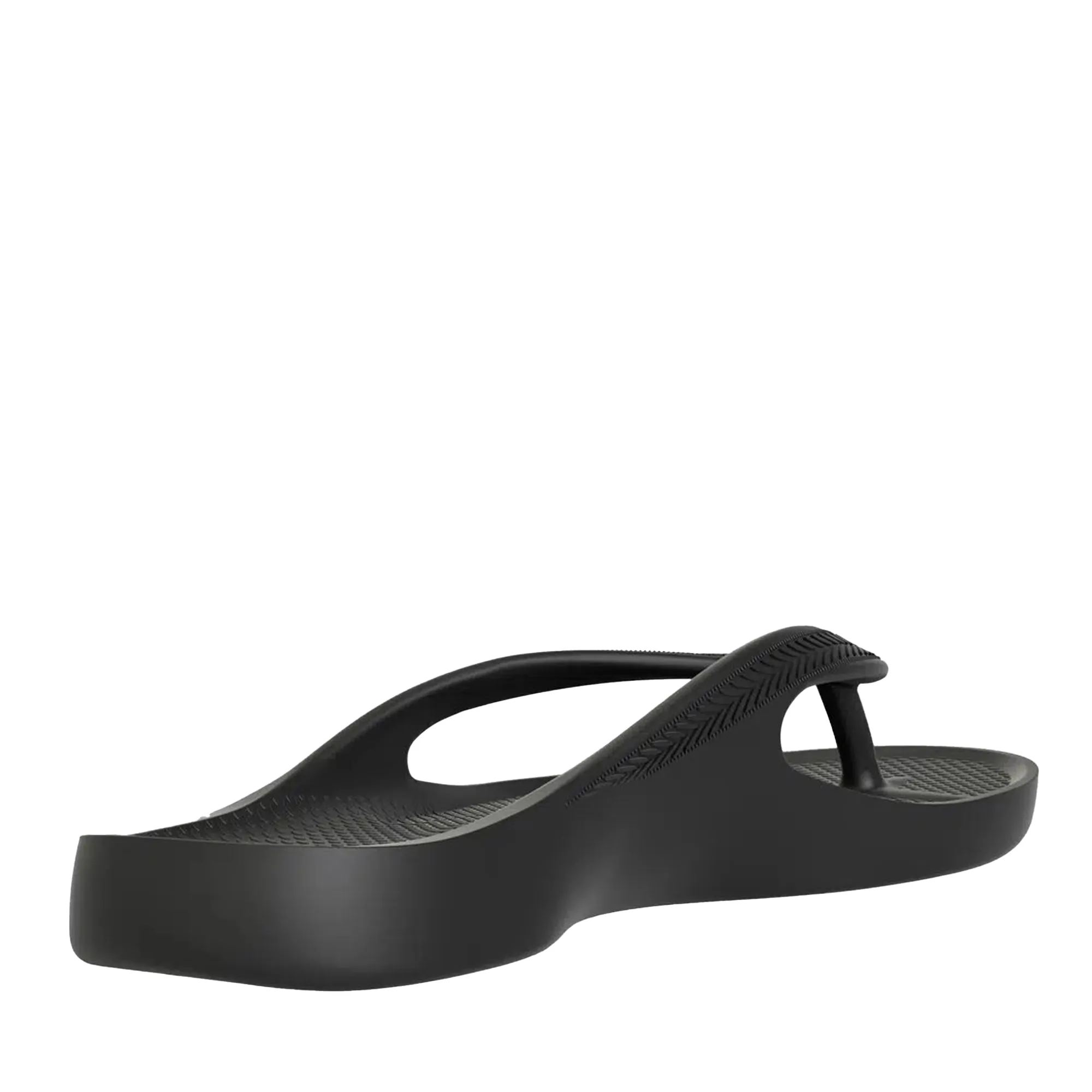 Black Arch Support Orthotic Unisex Thongs