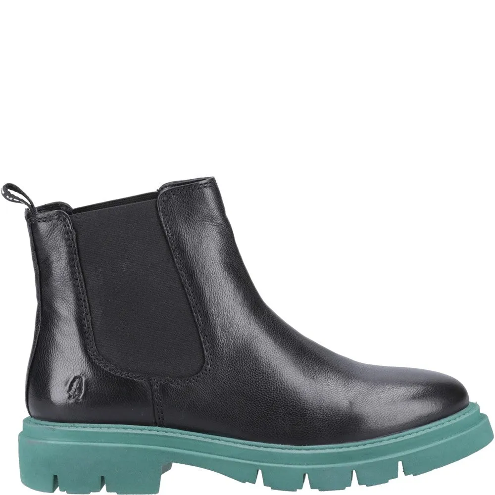 Black/Teal Raya Chelsea Boots