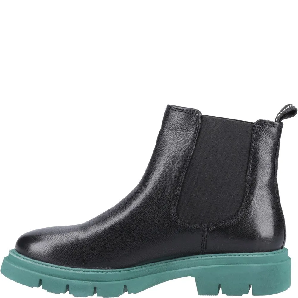 Black/Teal Raya Chelsea Boots