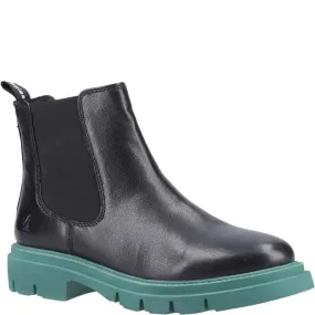 Black/Teal Raya Chelsea Boots