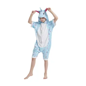 Blue Star Unicorn Kids Summer Onesie