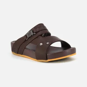 BOYS CASUAL LEATHER SLIPPERS