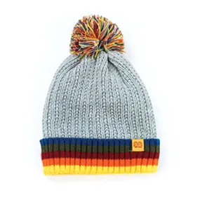 BRITS KNITS PLUSH LINED HAT KIDS GREY