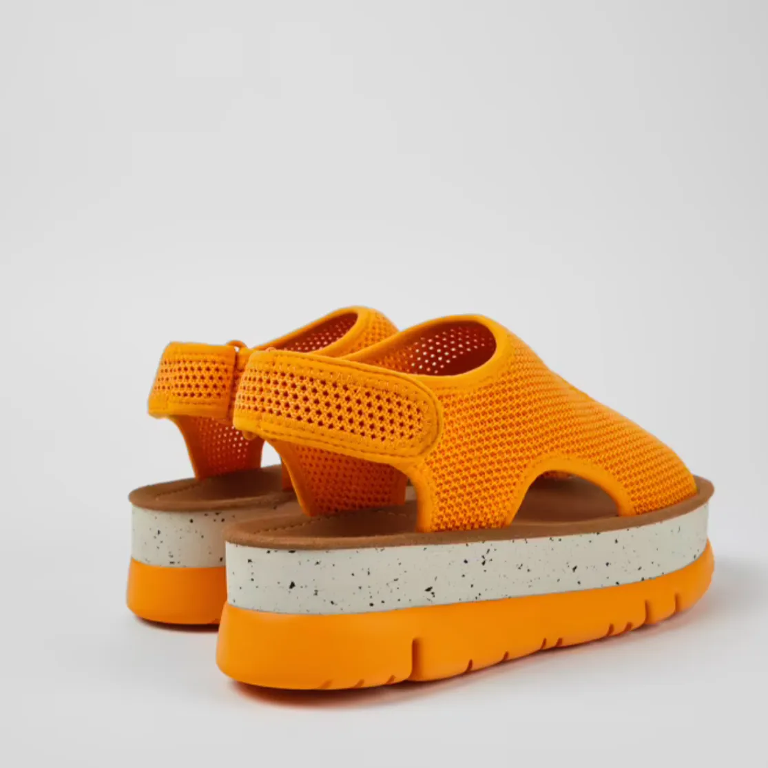 CAMPER ORUGA ASYMETRIC-ORANGE