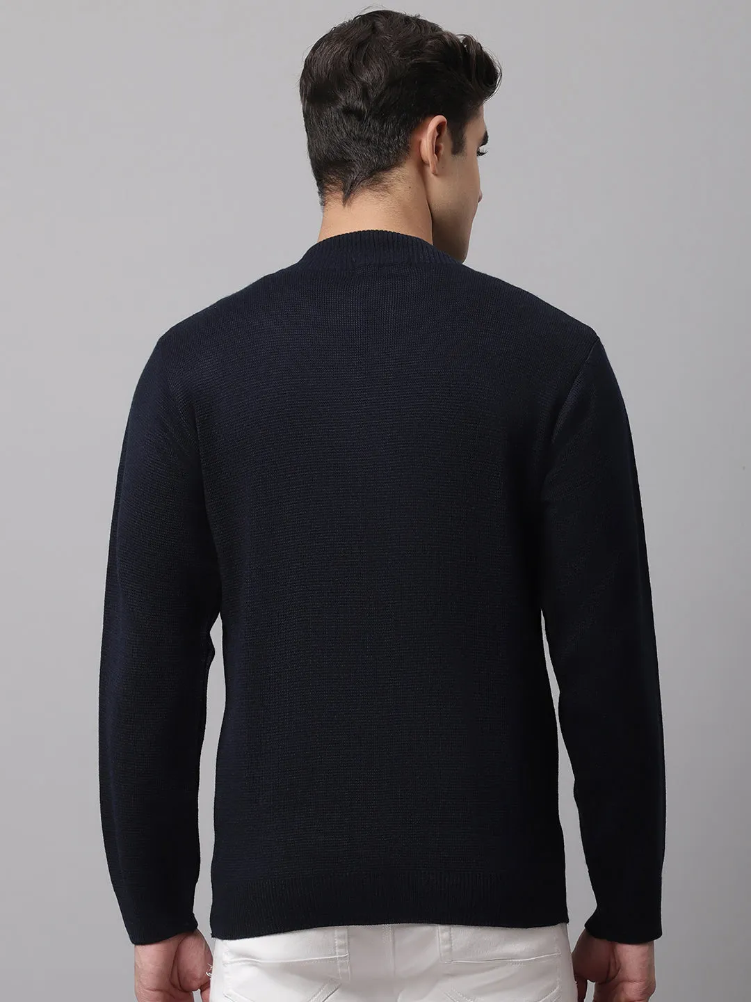 Cantabil  Men Navy Sweater