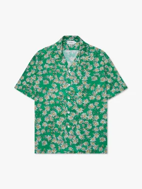 CASTILLON BUTTON UP - GREEN/MULTI