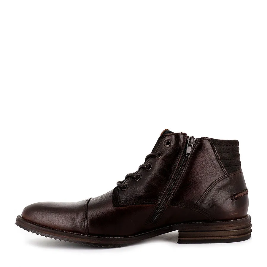 CHAMBERS - DARK BROWN LEATHER